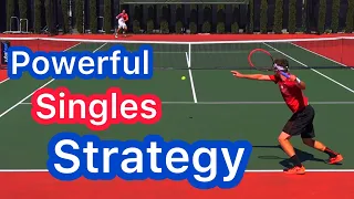 Use This Powerful Singles Strategy (Win More Tennis Matches)