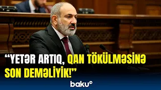 Nikol Paşinyandan sülhlə bağlı vacib açıqlama