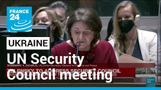 REPLAY - 'We must silence the guns': UN Security Council holds meeting on Ukraine • FRANCE 24