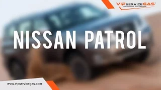 Вариант установки баллона 130 литров на Nissan Patrol V8 5.6 405 HP