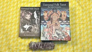 Walk Through Of Universal Folk Tarot & Oracle