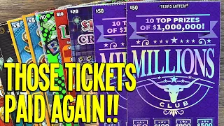 WINNING ON THE TICKETS I NEVER PLAY ⫸ AGAIN!! 💰 $200 TEXAS LOTTERY Scratch Offs