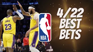 Best NBA Player Prop Picks, Bets, Parlays, Predictions for Today Monday April 22nd 4/22
