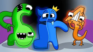 ¡¿Los RAINBOW FRIENDS se convirtieron en NUMBER LORE?! (Animación)