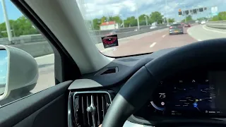 2023 Volvo V60 B3 AUT acceleration test 0-150km/h