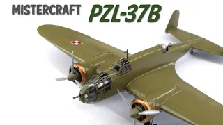 Mistercraft PZL-37B 'Łoś FARR & VVS' - 1/72 Scale Plastic Model kit - Build & Review