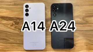 Samsung Galaxy A14 vs Samsung Galaxy A24