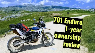 Husqvarna 701 Enduro One Year Ownership Review.