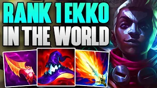 BEST EKKO IN THE WORLD CARRIES WITH EKKO JUNGLE! | CHALLENGER EKKO JUNGLE GAMEPLAY | Patch 14.3 S14