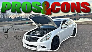 OWNING A INFINITI G37 IN 2024 AT 19 PROS AND CONS ✅🚫 (180K MILES UPDATE)