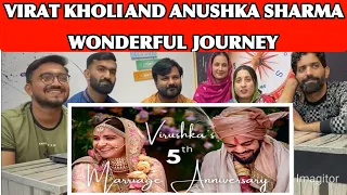 Reaction On Watch Virushka Wonderful Journey As They Completes 5 Years Of Their Marriage.