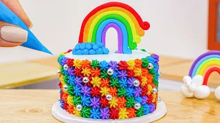 Yummy Chocolate Cake 🎂 Miniature Rainbow Chocolate Cake Decorating 🍫 Mini Cake Perfect Ideas