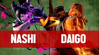 【SF6】NASHI(JURI) vs DAIGO(KEN) ▰ Street Fighter 6 | High Level Gameplay