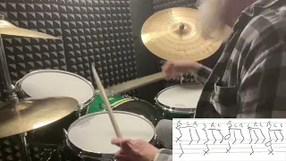 How to Swing in 5/4 Time on the Drum Set along with 3 Breaks