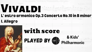 TwosetViolin The Kids' Philharmonic play Vivaldi Concerto in B minor 1st Movement (with score)