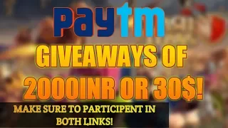 Clash of Clans!live! 2000 Paytm Cash Giveaway !Check it out !