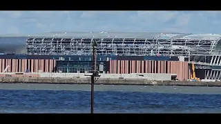 Bramley Moore Dock (Phone Video)