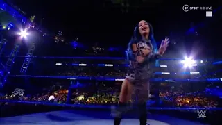 Sasha Banks entrance 8/6/2021