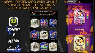 *NEW* UPDATED MOD With Online Trading, Unlimited Ltm Points, Custom Packs and More!! || Madfut 22