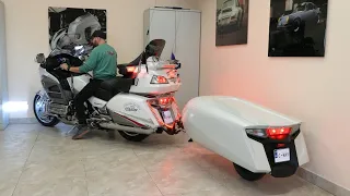 Honda Goldwing one wheel Trailer "C-Way Comfort II" for a motorcycle