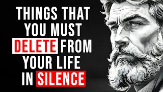 11 Things You Should QUIETLY ELIMINATE from Your Life | Marcus Aurelius