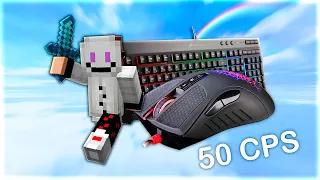 Keyboard + Mouse Sounds ASMR (Bloody A90) | Hypixel Bedwars