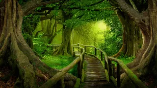 Enchanted Forest Music ༄ Relaxing Magical Forest Music  🌳 The Unfading Forest