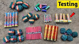 Diwali Crackers Testing 2021 | Unique And Different Types Of Crackers Testing | Cracker Testing 2021