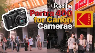 Portra 400 Recipe for Canon Cameras (Canon G12)
