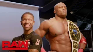 Bobby Lashley poses with his new Intercontinental Championship: Raw Exclusive, Jan. 14, 2019