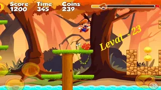 Super Bino Go -  Adventure  Jungle  Part 23Level - 23 ( Android ) @user-GameG0001