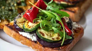 Grilled Vegetable Antipasti Sandwich Recipe