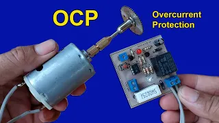 How to make Simple Overcurrent Protection OCP for Motor 12VDC