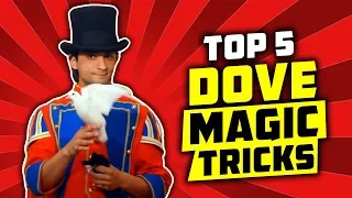 WOW! TOP 5 DOVE Magic Tricks that you can learn!