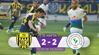 MKE Ankaragücü (2-2) Çaykur Rizespor | 31. Hafta - 2018/19