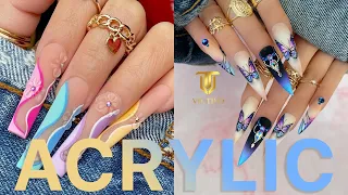 ✨280✨ 10+ Awesome Beautiful Acrylic Nail Art Designs Tutorial Ideas