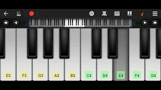 New Feeling Piano Tune | Easy Mobile Perfect Piano Tutorial | Kannada Ringtone