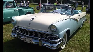 Antique Cars (1951 - 1959) at Rose Hill Manor Benefit Car Show 2021 3D 180 VR