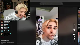 xQc reacts to his TikTok with Poke and Jesse