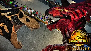 Ultimasaurus Vs Black T-Rex EPIC CINEMATIC Battle ! Jurassic World Evolution 2