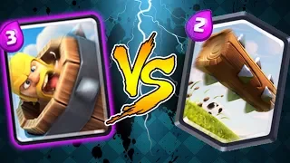 BARRIL DE BÁRBARO VS TRONCO | QUAL CARTA É MELHOR ? | CLASH ROYALE