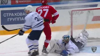 Radil feeds Leschenko for tremendous goal