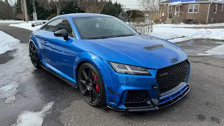 Audi TTRS 8S Carbon Fiber Audisport Hood Vent Install