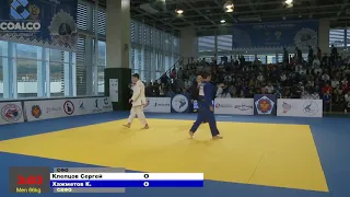 66 kg Клепцов С Хажметов К 08 11 2017 Т1 Первенство России до 18 лет, ЯЛТА