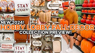 NEW 2024 HOBBY LOBBY FALL DECOR *SNEAK PEEK* 🎃 | NEW Fall Decorations + Fall Decorating Ideas