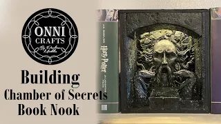 Building Chamber of Secrets Book Nook from Harry Potter // Scratch build & polymer clay sculpting