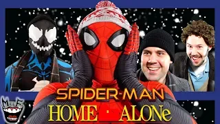 Spider-Man: Home Alone!! Ft. Venom Harry & Marv!! | Epic Real Life Marvel Superhero Movie Parody!!