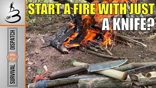 SURVIVAL With Only A KNIFE!