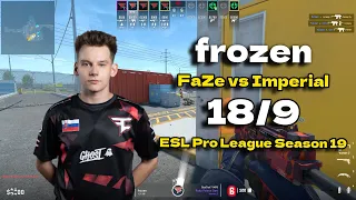 CS2 POV FaZe frozen (18/9) vs Imperial (Nuke) ESL Pro League Season 19