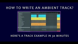 Writing Ambient Track In 30 minutes | Ableton 11 | Default Sounds And Effects